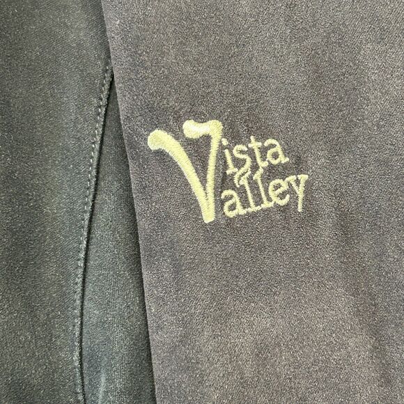 Zero Restriction Micro Suede Jacket Mens XL Pullover Golf Navy Vista Valley Logo - Picture 4 of 14